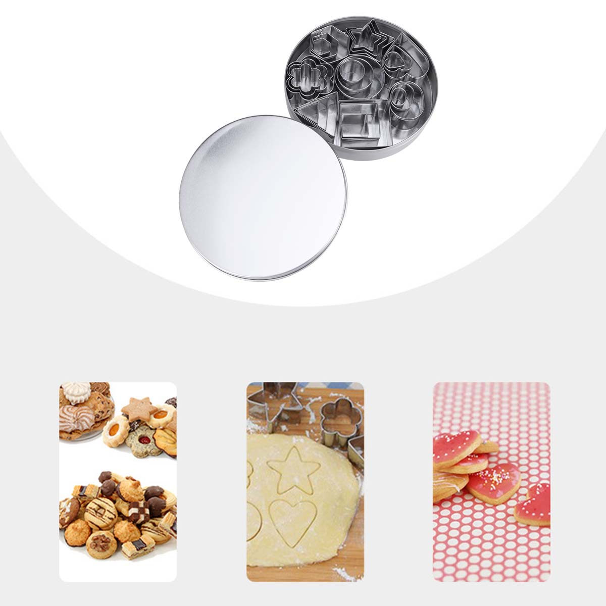 Juego de 24 cortadores de gall - Baking Kitchen Set reseña y precio