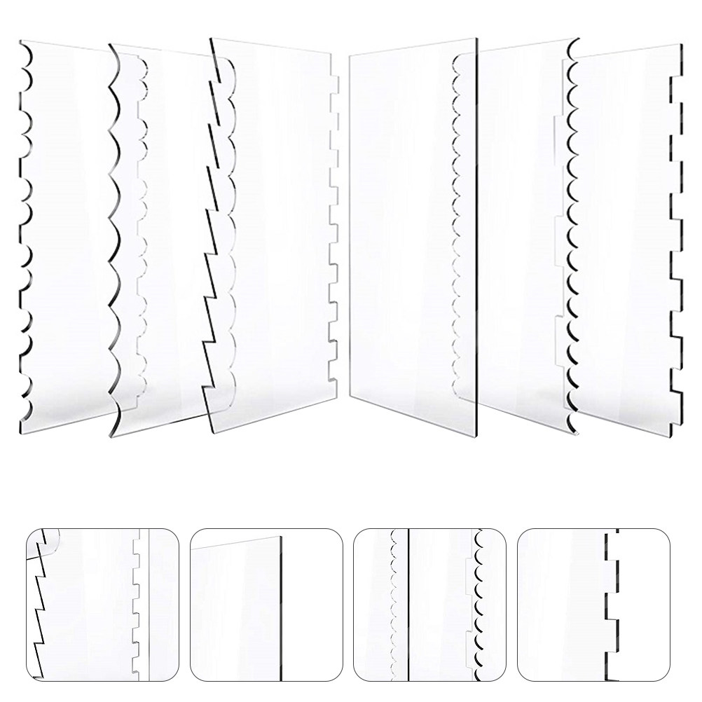 Juego de 6 espátulas transpare - Baking Kitchen Set reseña y precio